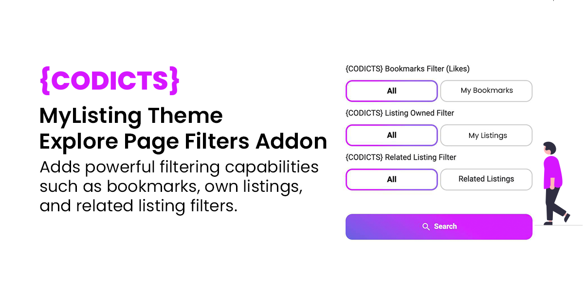 Codicts Mylisting Theme Explore Page Filters Addon