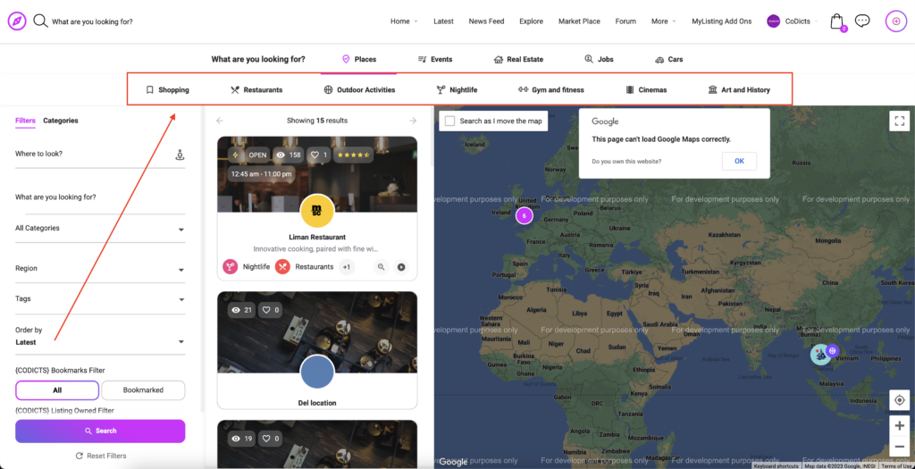 CODICTS MyListing Theme Explore Categories Addon 1 - {CODICTS} MyListing Theme - Explore Categories Addon - CoDicts