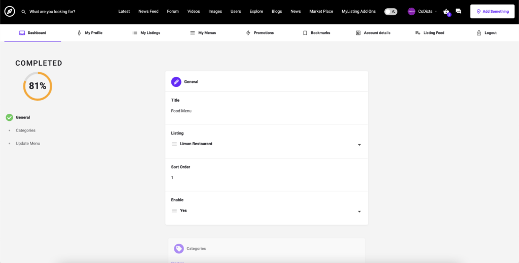 CODICTS MyListing Theme Menu Pro 5 - {CODICTS} MyListing Theme - Menu Pro - CoDicts