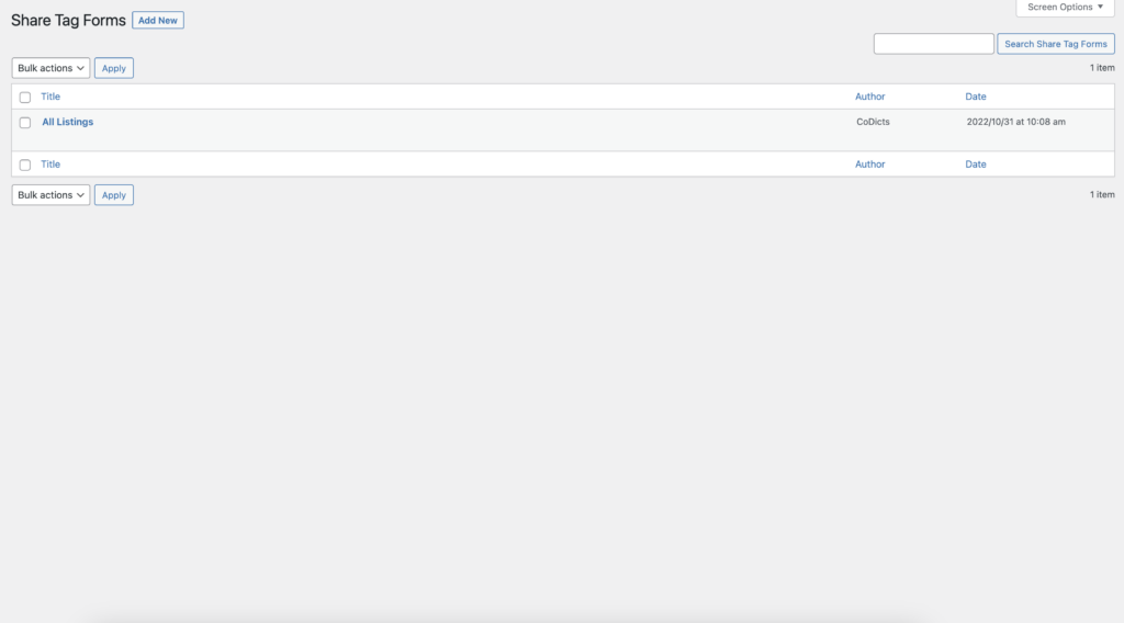 {CODICTS} MyListing Theme - Share Tags Generator - CoDicts